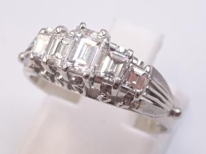 Pt900 ダイヤ 0.72ct リング 5.0g